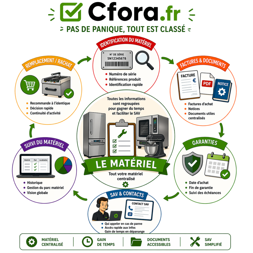 Le matériel simplifié et centralisé avec Cfora