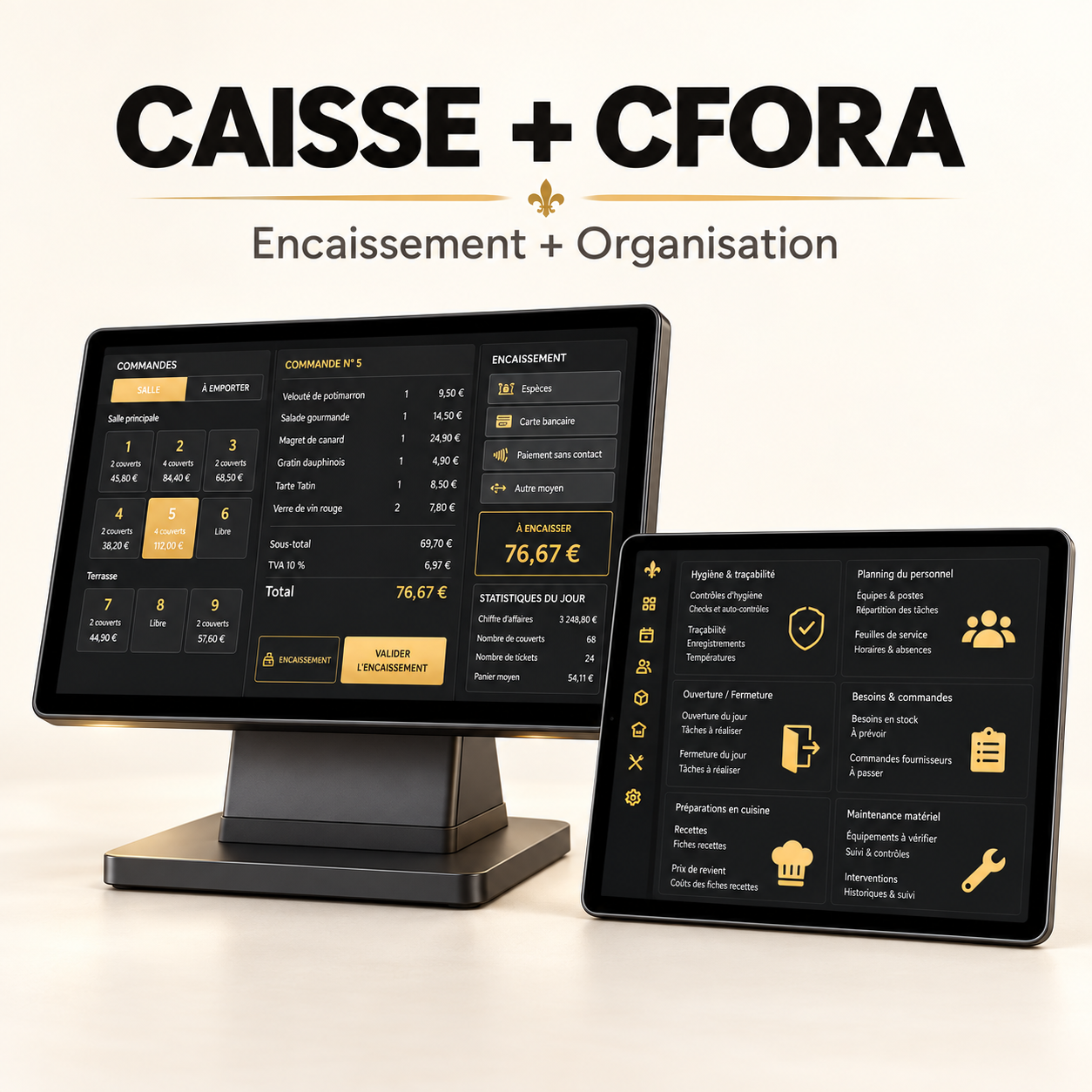 Solution complète pour restaurateurs professionnels