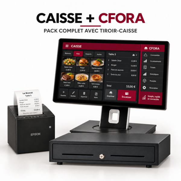 Pack ZENIO N97 + Imprimante + Tiroir-caisse + Caisse + CFORA